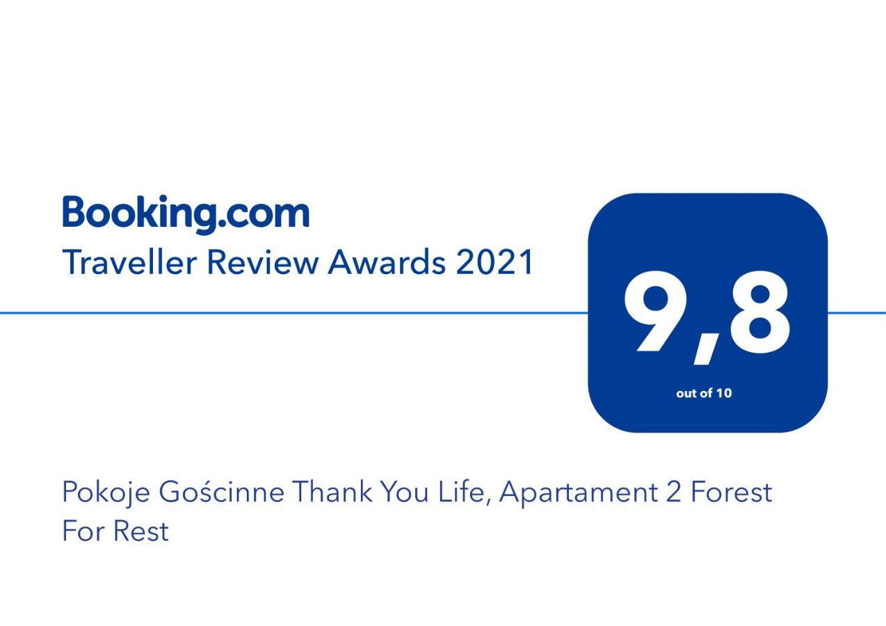 Pokoje Goscinne Thank You Life, Apartament 2 Forest For Rest Bystrzyca Kłodzka Eksteriør billede